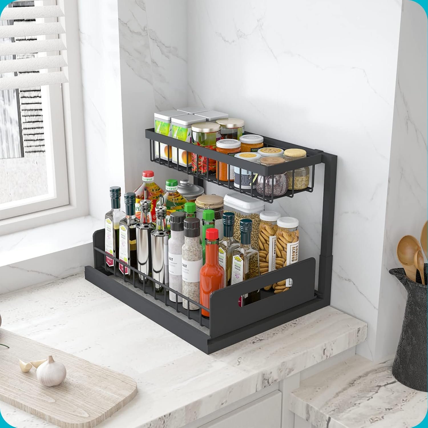 Soporte de Cocina para Tapas y Utensilios