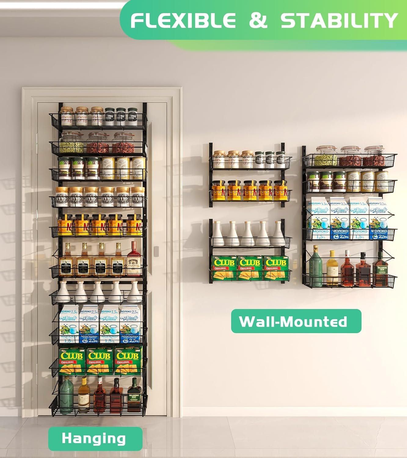 mejores organizadores de cocina - Estante de Cocina de 3 Niveles