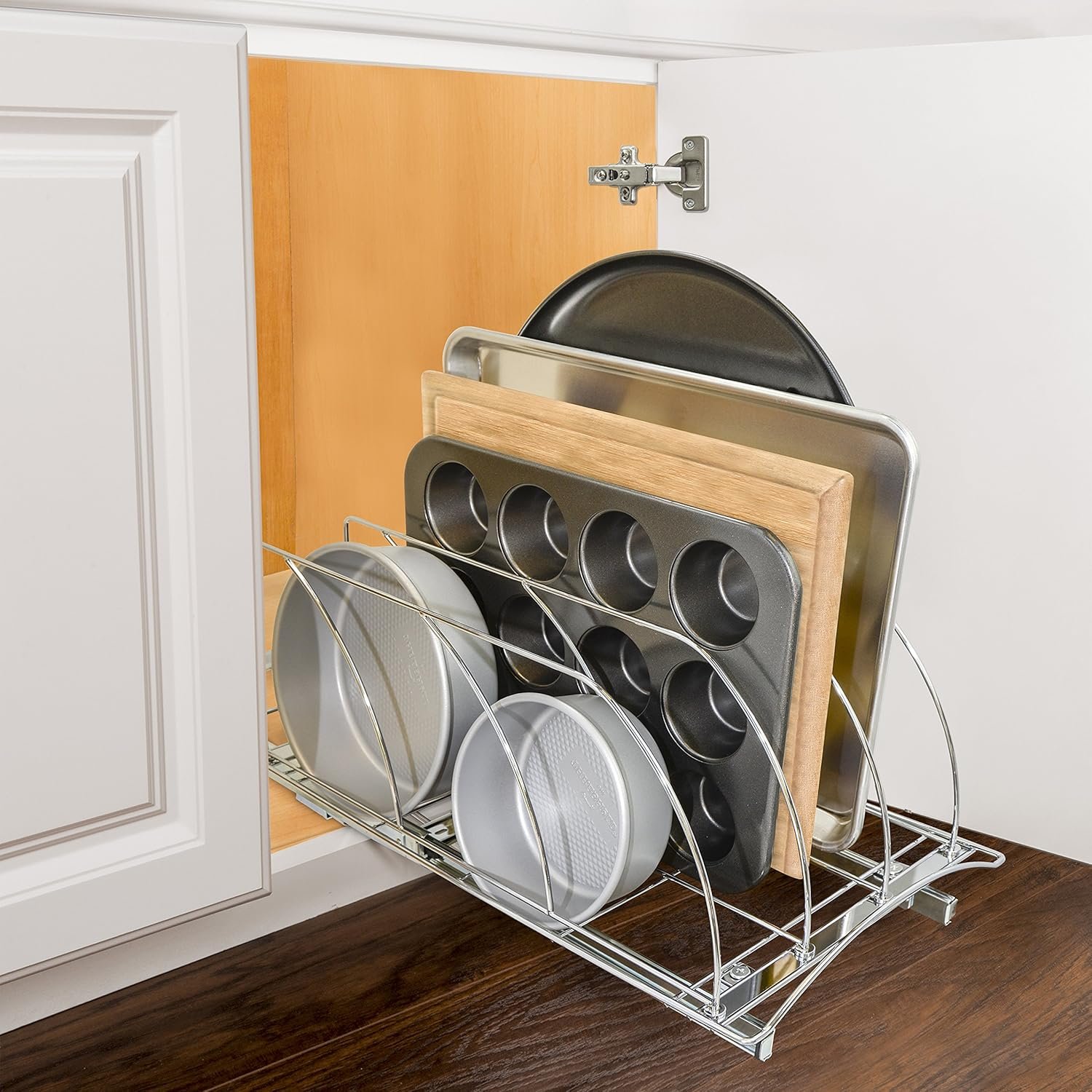 mejores organizadores de cocina - Dispensador de Latas Compacto