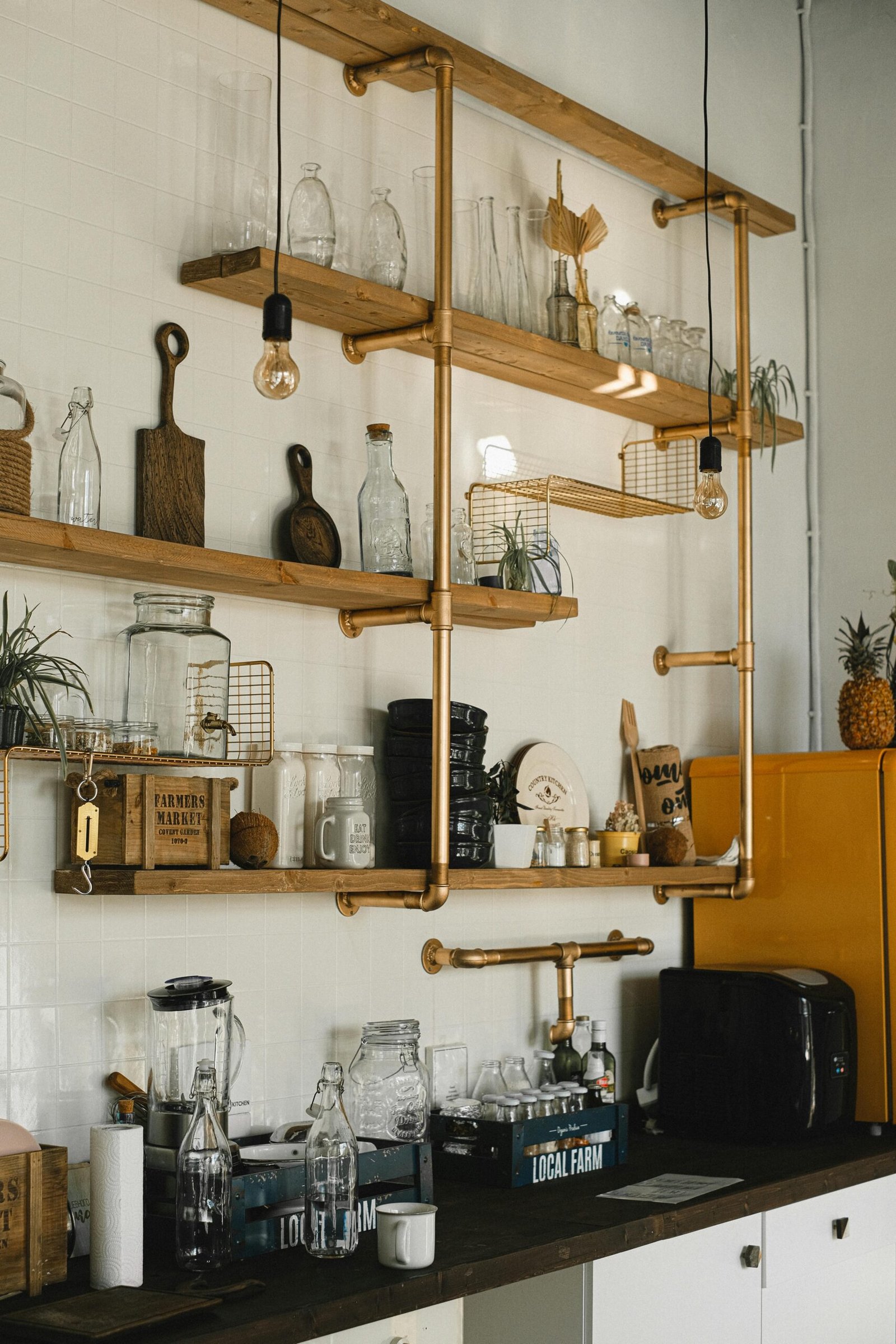 Organizador metálico para cocina