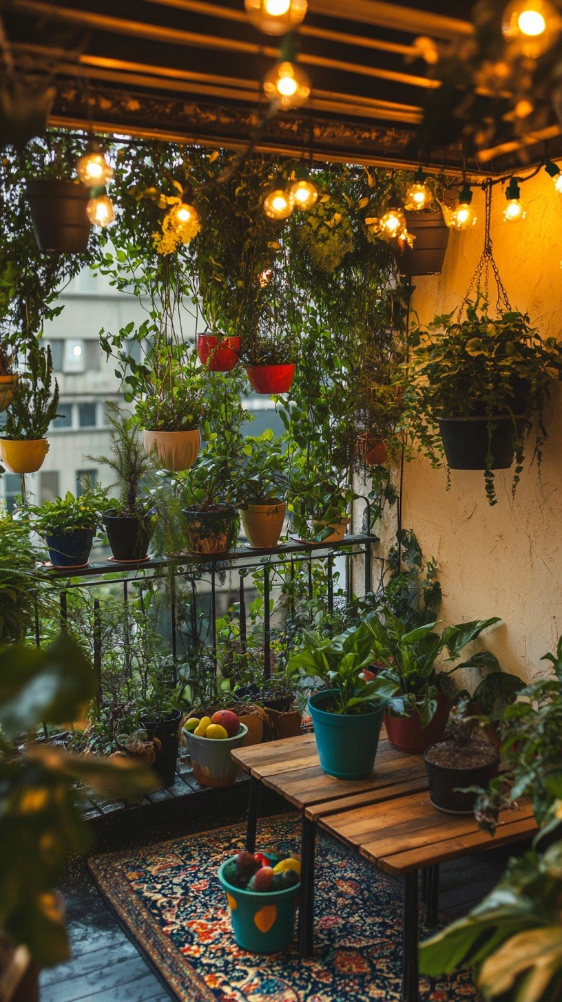 iluminación de jardín