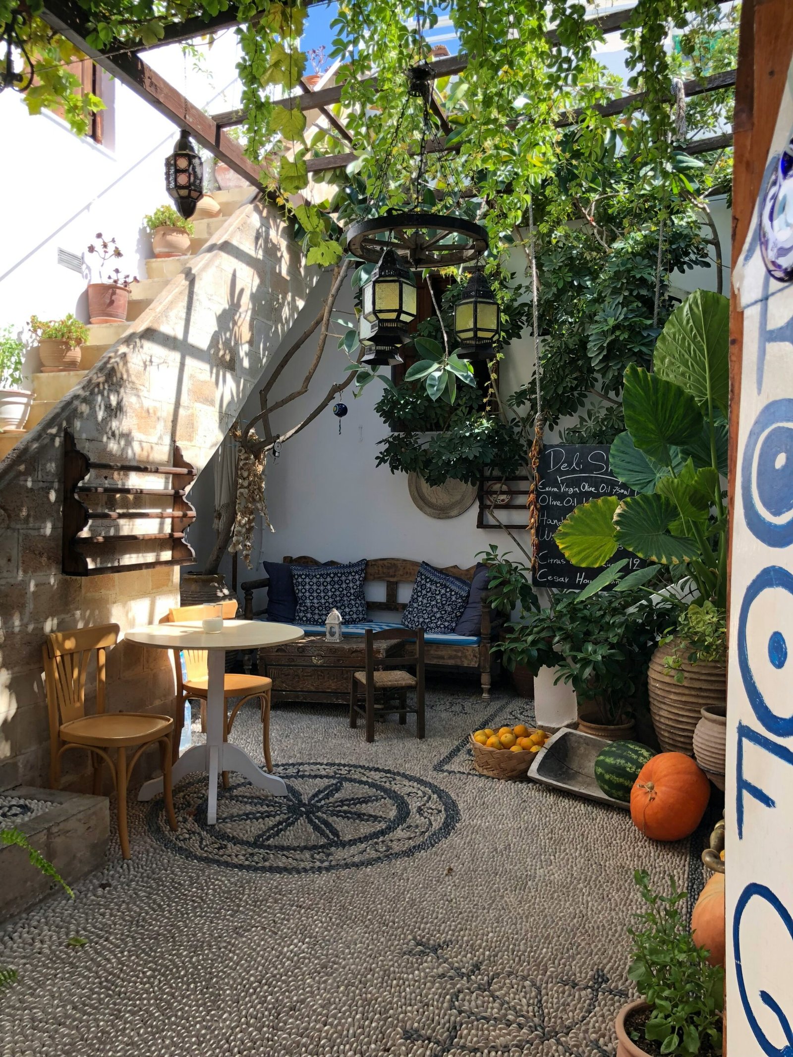 paisajismo con jardín en patio